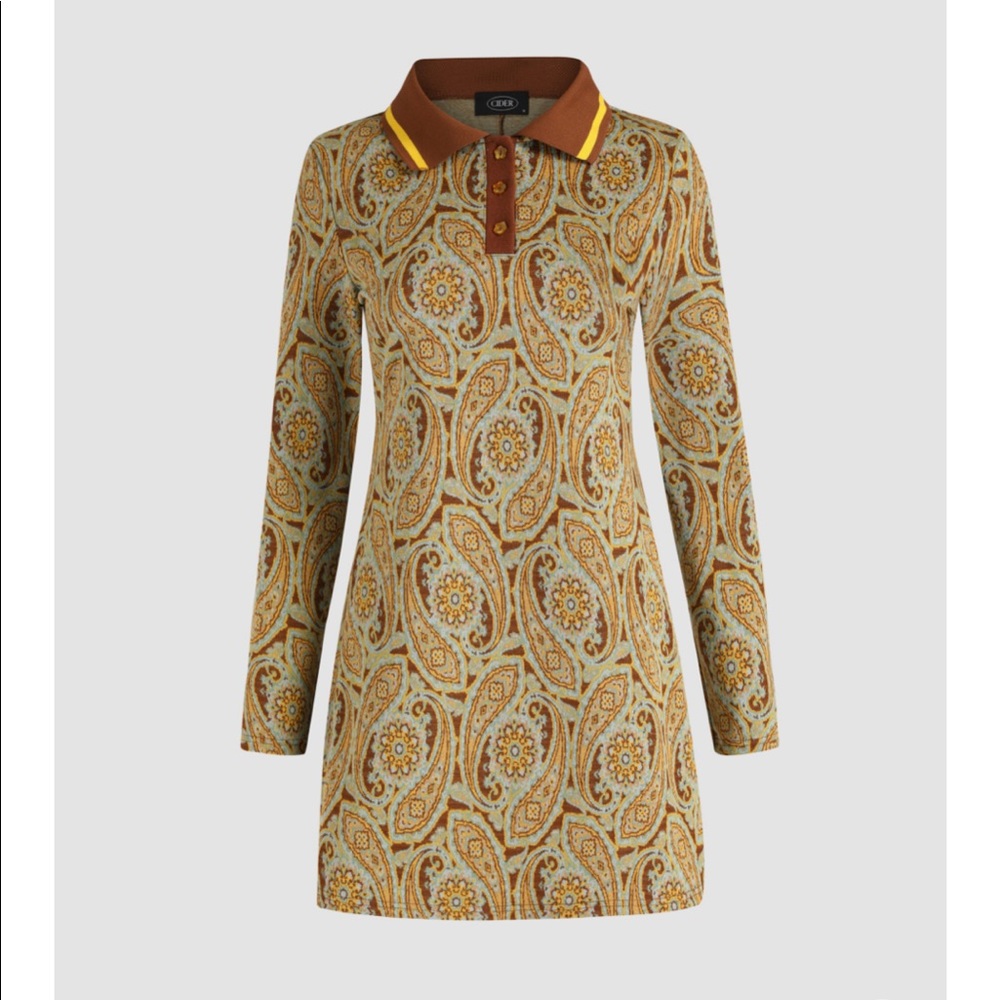 Paisley Print Dress